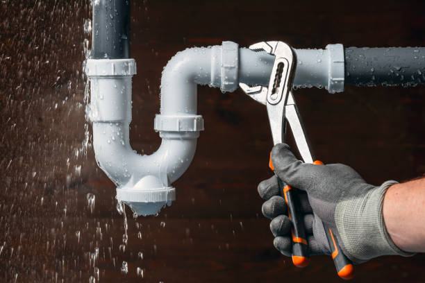 Professional Sewer Line Repair technician working in Hasbrouck Heights, NJ